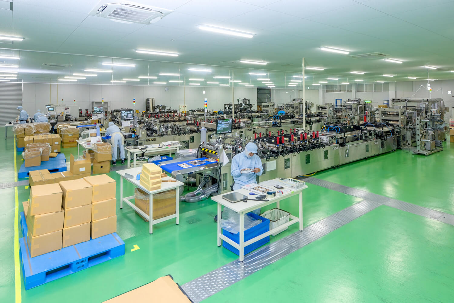 ワイドでラージな製袋エリア